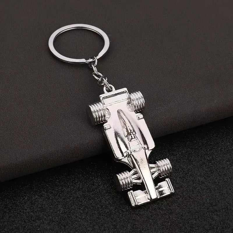 Fashion Formula 1 Racing Car Car Styling Keychain Keyring Key Chain Ring for VW Golf Renault Klod Skoda Octavia Ferrari