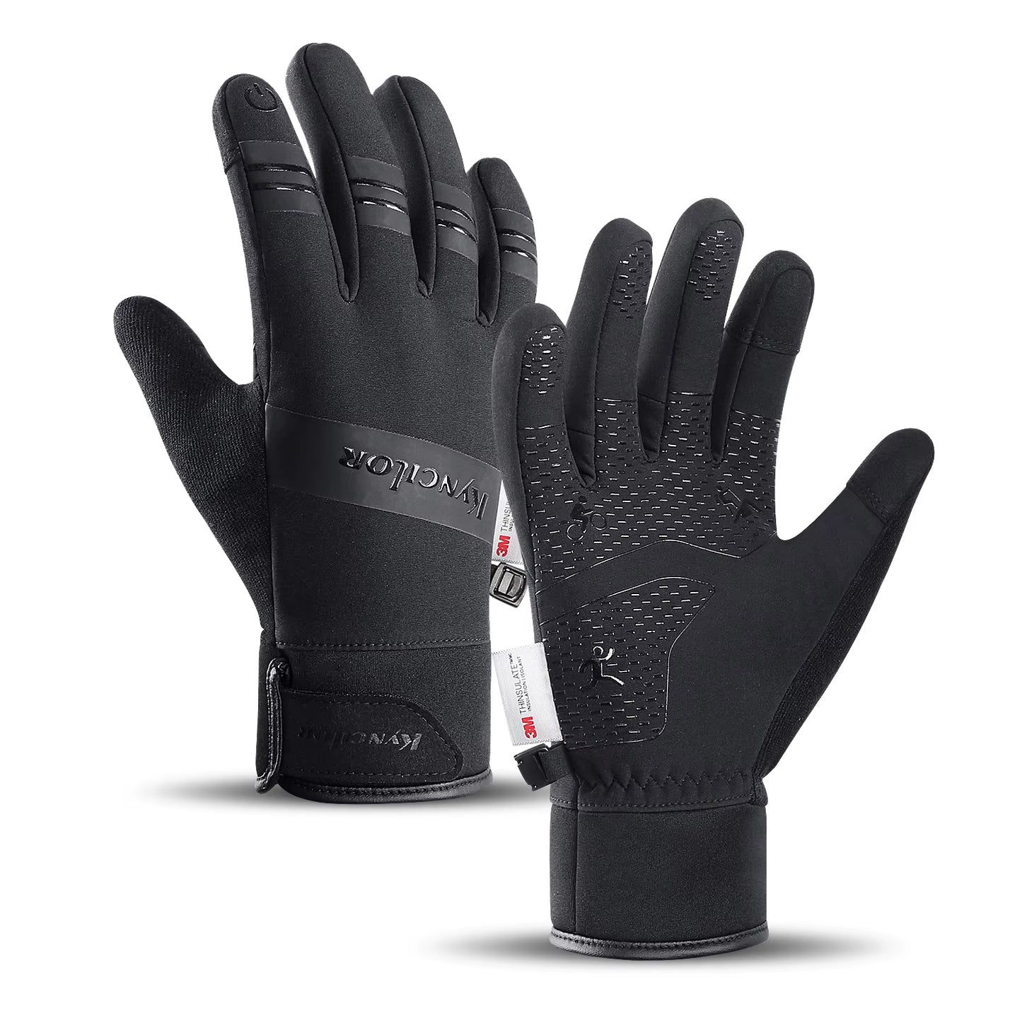 Cycling Gloves Touch Screen Motorcycle Gloves Outdoor Scooter Windproof Sports Riding Ski Gloves Warm 3M Running Gloves