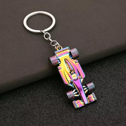 Fashion Formula 1 Racing Car Car Styling Keychain Keyring Key Chain Ring for VW Golf Renault Klod Skoda Octavia Ferrari